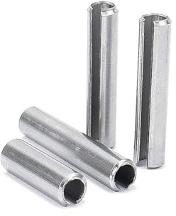 Perni a molla scanalati in acciaio inossidabile, Perni for involtini primavera con intaglio In acciaio inossidabile 304 di varie dimensioni Confezione da 50 pezzi(5mm,50pcs M3)
