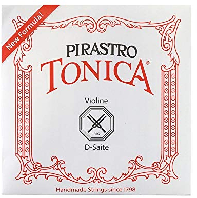 Pirastro Tonica Geigen Saiten 1/2-3/4 - Silber, Medium, Stahl, Violinspielen