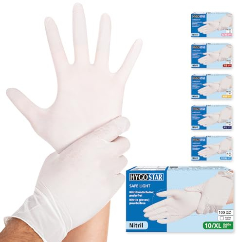 Franz Mensch Nitrilhandschuh SAFE LIGHT weiss XL puderfrei 27009