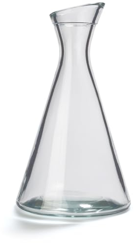 Stölzle - Caraffa in vetro Pisa, 0,5 l, con collo inclinato, adatta come caraffa per acqua e limonata