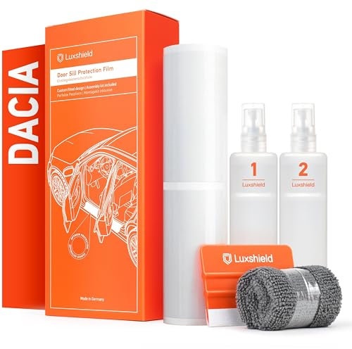 Luxshield Auto Einstiegsleisten Schutz für Dacia Duster 2 (II) HM I 2018-2024 - Schutzfolie Autotür Zubehör Zierleisten Lackschutzfolie Transparent