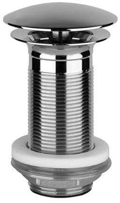 Robinet de vidange Gessi 1 1/4 avec vidange ouverte pour lavabos sans trop-plein, longueur de tige 100mm, 1391, Coloris: Or CCP