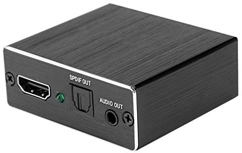 Convertitore Audio Estrattore Audio 4K X 2K Adattatore Convertitore in Fibra Ottica 1.4 Ad Alte Prestazioni,Filo e cavo