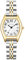 Szaikyri Rechteck Damenuhr mit Arabischen Ziffern Zahlen Damenkleiduhr Armbanduhr Damen (Silver&Gold-Black)