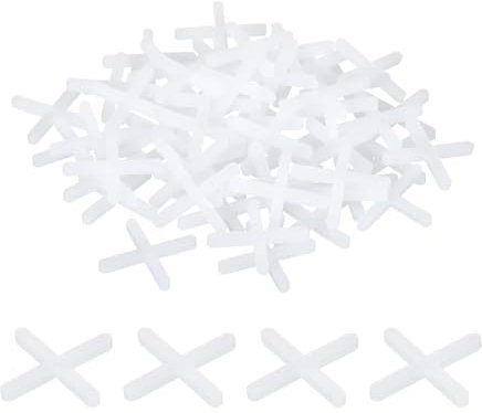 BBTISG Distanziatori a Forma di Croce per Piastrelle Pareti Pavimenti Piastrelle in Plastica a Forma di Croce Distanziatori per Piastrelle di Fissaggio per Piastrelle da Giardino (1,5MM)