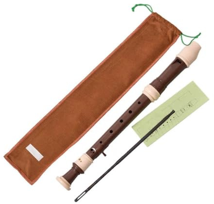 Blockflöjt Musikinstrument Sopranblockflöjt 8-håls Tysk Eller Engelsk Fingersättning