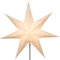 Best Season Papier-Ersatzstern Sensy Star 54 Durchmesser 54 cm, inklusive Halterung, Vierfarb-Karton, crème 231-29