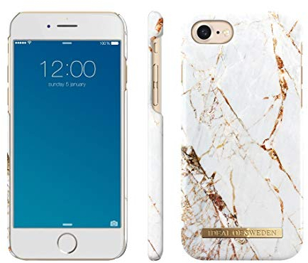 IDEAL OF SWEDEN Handyhülle für iPhone 8/7 / 6 / 6s (Carrara Gold)