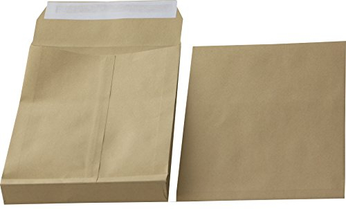 1000 St. B5 Faltenversandtaschen braun mit 30 mm Falte 110 gr. Kuvert 176x250x30 mm Haftklebend Briefumschläge HK Briefhüllen