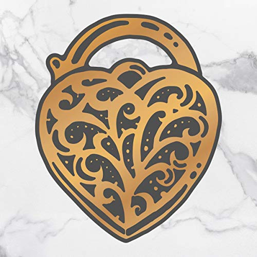 Couture Creations ACO727721 Hjärta medaljong skär och skapa färg