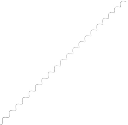 Homgoday Espirales de gaviones 24 Unidades Acero galvanizado 100 cm