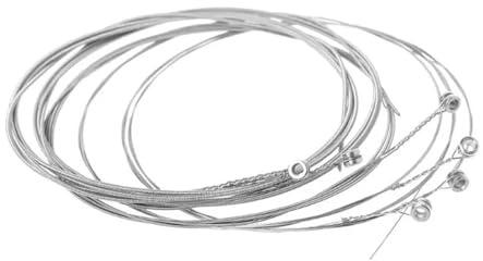GIJMZY Corde per Chitarra da Concerto Corde in Acciaio sostitutive for Corde for Chitarra da 6 Pezzi for Principianti di Chitarra elettrica