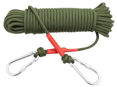 Corda da Arrampicata - Corda Di Sicurezza Professionale In Nylon Resistente Da 5 Metri,Attrezzatura Esterna Per Protezione Lavori Alpinismo Sopravvivenza Salvataggio E Attività In Altezza