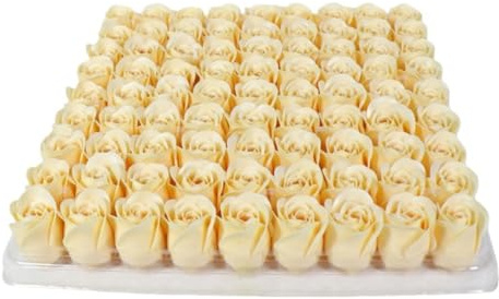81 Pezzi Gradiente Rosa, Bagno Fiori Sapone Profumato Fiore Bagno, Sapone da bagno profumato fatto a mano rosa petali fiore matrimonio (J)