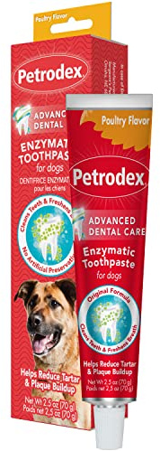 Sergeant's Petrodex Enzymatic Toothpaste for Dogs - Poultry Flavor, 2.5-Ounce, Pack of 1
