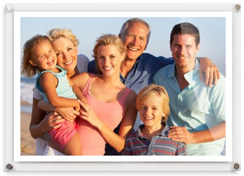 Get Acrylic Photo Frames - A1 Modern Wall Mounted Acrylic Photo Frame (67.4cm x 92.1cm) Stylish Frameless Picture Display Either Landscape Or Portrait.