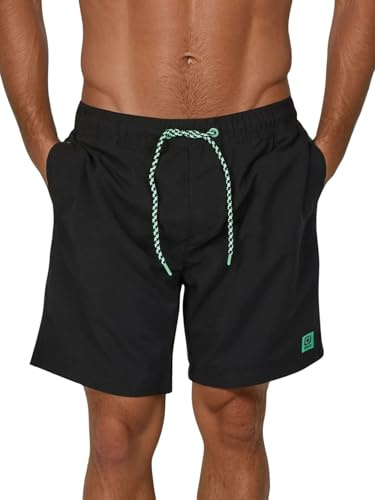 riverso Badbyxor för män badshorts RIVDavid korta byxor sommar sport shorts dragsko 100 % polyester svart blå röd grön S M L XL XXL 3XL 4XL 5XL
