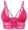 Buitifo Femmes Soutien-Gorge Cross Cils Soutien-Gorge Sexy Top Bralette Buster Underwear (Rose-S)
