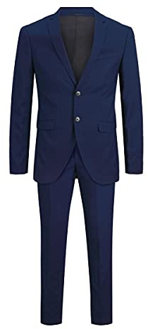 JACK & JONES PLUS Men's JPRFRANCO Suit PS Anzug, Medieval Blue, 62