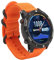 Luqeeg Intelligente wasserdichte Herrenuhr mit Höhenmesser, Barometer, Kompass und Wettervorhersage Zum Wandern, 1,28-Zoll-IPS-TFT-Bildschirm (ORANGE)