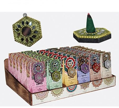 Incense Cones, 40 pezzi di incenso della marca OSMA 6 fragranze sort
