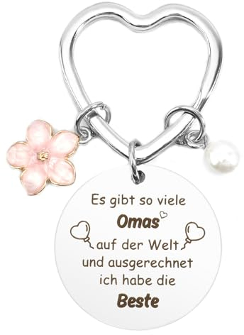 Muttertagsgeschenk für Oma Geschenk Schlüsselanhänger Geschenke für Oma Geschenk Geburtstag Beste Oma Geschenke Geburtstagsgeschenk für Oma Geschenke Muttertag Weihnachten Oma Weihnachts Geschenk
