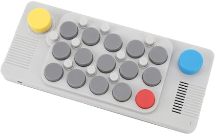 CFTGIW Petit Clavier 3,5 Mm Casque Rechargeable Portable Portable de Musique électronique Organe de Clavier Jouet Piano avec des Autocollants de pour Les Enfants Play Array avec Le F