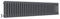 Traditional 3 Column Central Heating Radiator Horizontal Rads Cast Iron Style Anthracite 300x1460mm