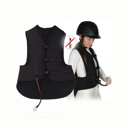 Chaleco De Seguridad for Montar A Caballo Con Airbag De Cuello 0,1S Activa El Airbag Chaleco/Chaqueta Con Airbag for Niños for Equitación(S)