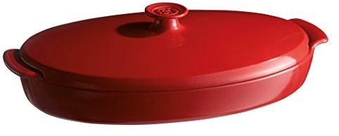 Emile Henry Pescado para, Burdeos, 41 x 24 x 10,5 cm