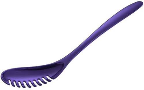 Gourmac 12.5 Melamine Pasta Spaghetti Spoon VIOLET