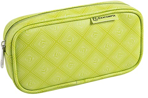 Exacompta 52290E Federmäppchen 1928 aus matt bedrucktem Kunstleder 21 x 5,5 x 11 cm 1 Stück Zufallsfarbe Federtasche Schlampermäppchen ideal für Schule und Universität