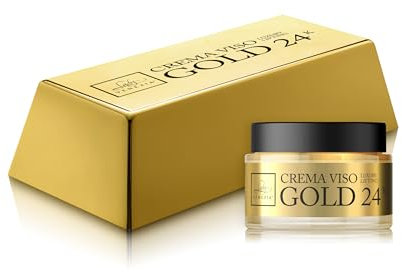 Lady Venezia – Crema Antirughe Donna 50 Anni – Rimpolpante Viso, Collo e Décolleté – Trattamento Viso Oro Colloidale - Gold 24K – 30 ml – Made in Italy