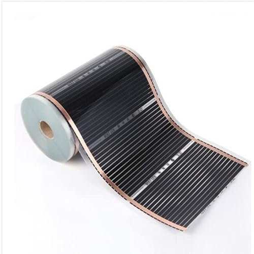 1 unidad de calefacción de suelo saludable de 220V y 50cm de ancho, calefacción por suelo radiante infrarroja, calentador de película de carbono, alfombrilla eléctrica for calentar el suelo de 220W(50
