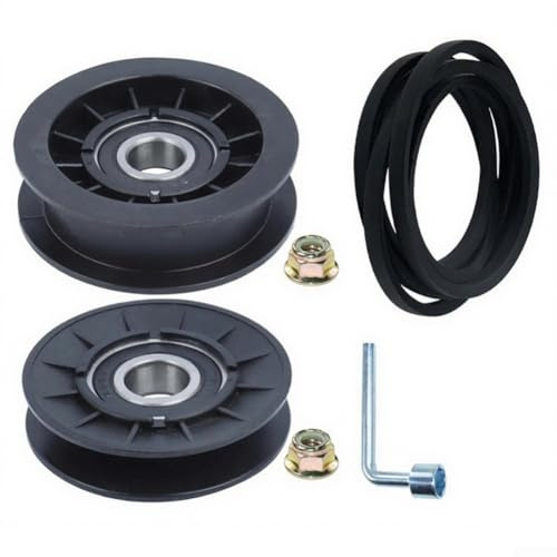 Kit de reemplazo de correa y guía tipo V GX20286 GX20287 Accesorios para cortacésped AUC20393 1642HS piezas para una transferencia de potencia mejorada y menor desgaste