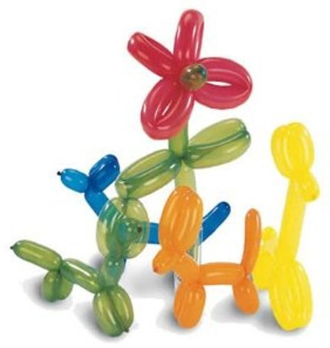 Amscan 6406 - 20 Latexballons, Modellierballons mit Pumpe, Luftballon