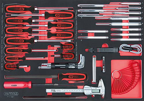 KS Tools SCS Schraubendreher- und Messgeräte-Satz, 41-tlg. in 1/Systemeinlage