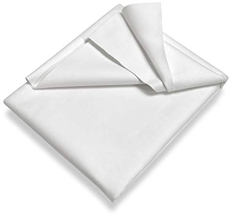 SETEX Molleton Madrasskydd – 100% bomull, vit, bomull, vit, 90 x 150 cm Doppelpack