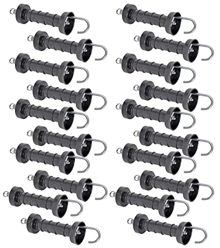 VOSS.farming Torgriff 20 Stück mit Haken für Weidezaun Torgriffe, Torhaken, Elektrozaun