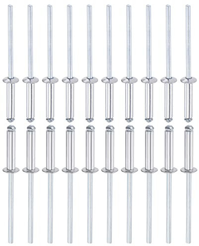 DTGN 3,2mm x 15mm (DxL) Ciegos Remaches - 120 Paquete - Bueno para Maquinaria Unión - Aluminio Abierto Extremo Remache