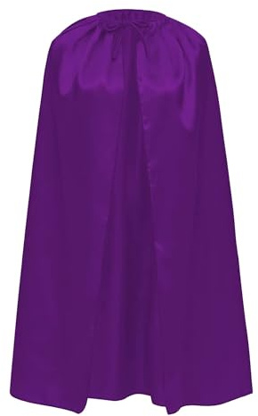 Carnavalife Cape noire à capuche pour costume de vampire pour homme, cape médiévale pour femme, pour Halloween, cape réversible noire, rouge, vert, violet, bleu, pour déguisement de sorcière, 140 cm