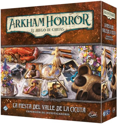 Fantasy Flight Games Arkham Horror Das Kartenspiel: Die Party des Cicuta-Tals | Forscher-Erweiterung, ab 14 Jahren, 1 bis 4 Spieler, 30-120 Minuten pro Spiel | Spanisch