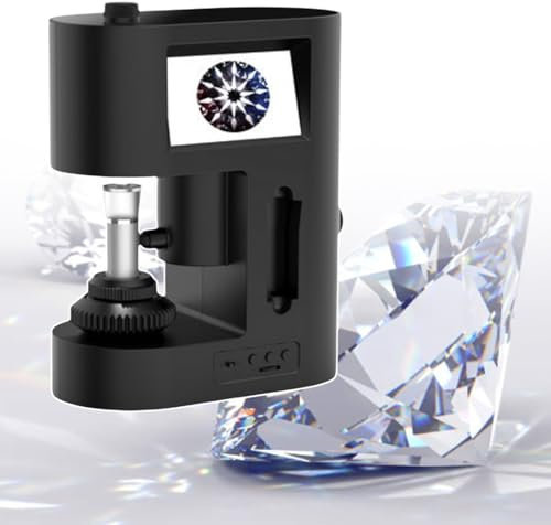 Diamond Gordle Viewer, Digitalt Elektronmikroskop Med Lcd-SkäRm, Mikroskopkamera, Diamond Inscription Viewer FöR Smyckeidentifiering,110V