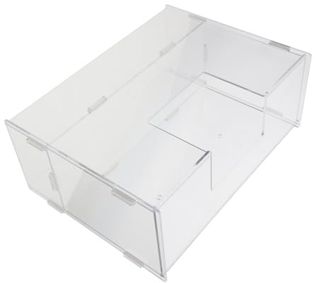 Milisten Bunny Hay Feeder Transparent Râtelier à Foin pour Petits Animaux Conteneur De Nourriture pour Et Cobayes De Nourrissage Facile à Nettoyer Capacité pour Approvisionnement