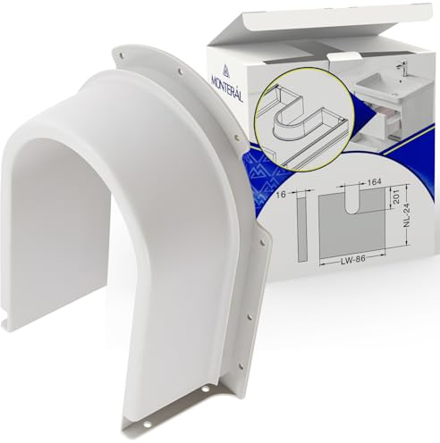 Siphon Cover for Drawer Bottom 16 mm Thick - White Cover in Grey U-Shape | Warranty 10 Years - MONTERAL