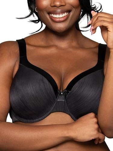 Vanity Fair womens Illumination Full Figure Zoned-in Support (36c-44d) Bra, Underwire - Black, 44C US