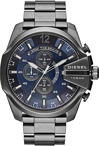 Diesel – herrklockor, Blå, Einheitsgröße, Armband