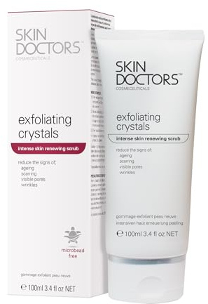 Skin Doctors Exfoliating Crystals | Face Scrub | Body Scrub | Exfoliating Cream | Microbead-free I Renewing Scrub I 100ml