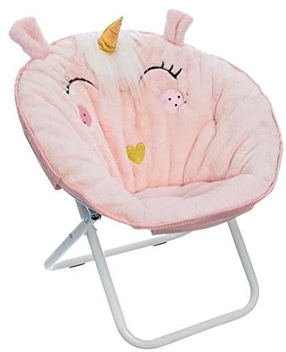 Kinderklappsessel Einhorn - rosa - Hell-Pink - Atmosphera créateur d'intérieur