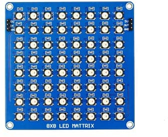 8x8 Dot Matrix LED Display Module 64 LED Programmable RGB WS2812B Chip 8x8 LED Matrix Digital Led Display Screen for Arduino, Raspberry Pi, Image Video Text Display Board